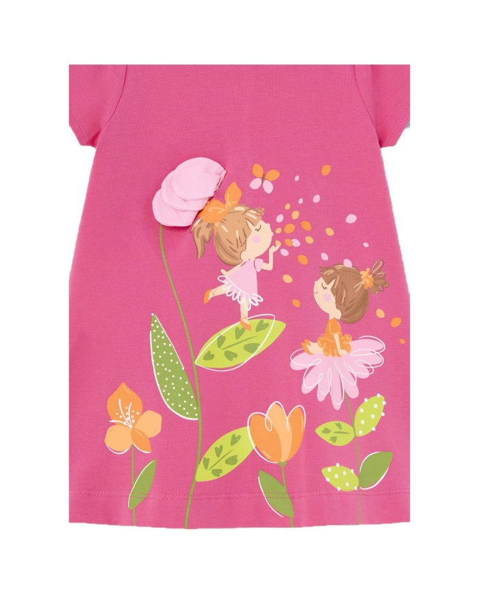 1929 Vestido punto serigrafiado