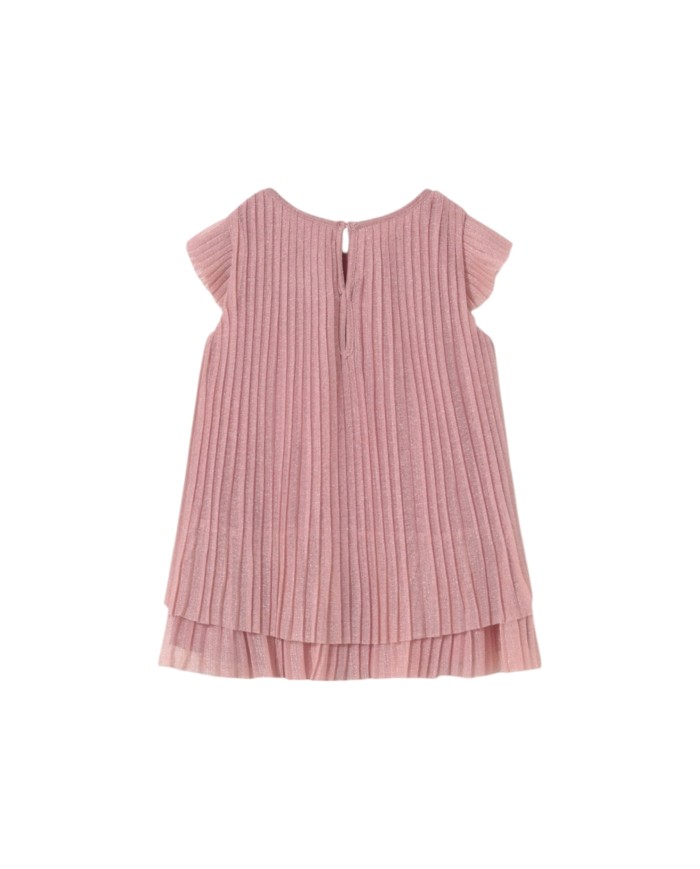 1907 Vestido tul plisado bebe