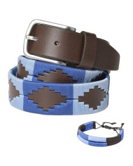 POLO Azul Cinturon argentino FBM