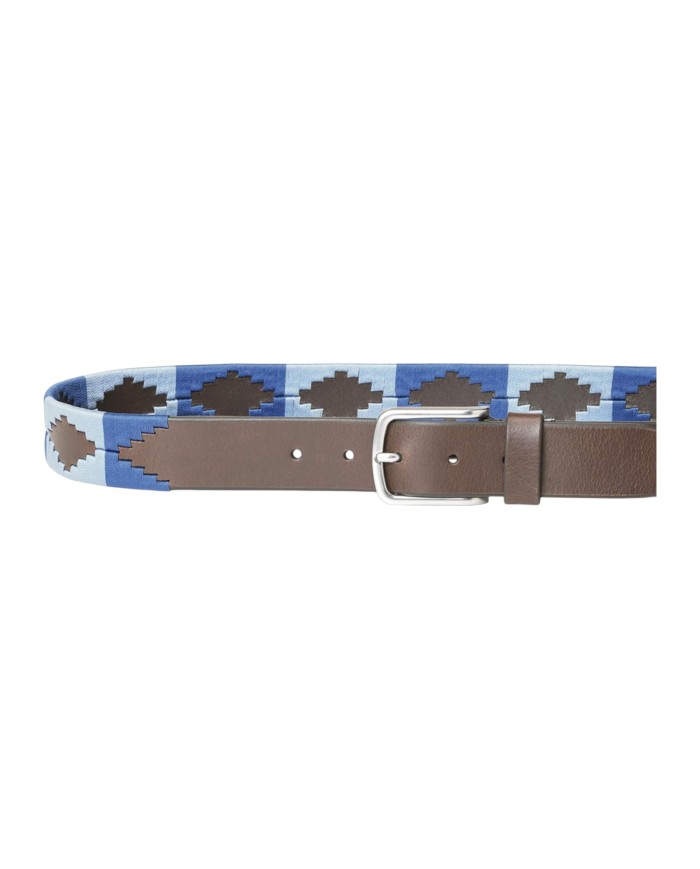 POLO Azul Cinturon argentino FBM