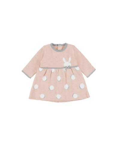2805 Vestido de tricotosa para recien nacido ECOFRIENDS