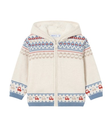 2319 CARDIGAN TRICOT FORRADO